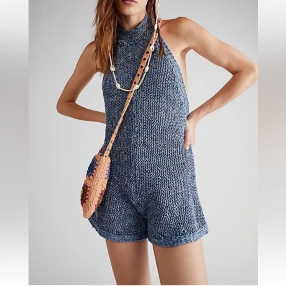 Free People Molly Playsuit Knit Romper